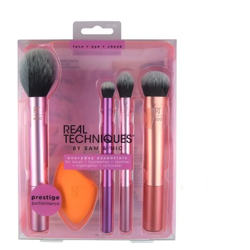 Pinceaux Maquillage: Komplettes kosmetisches Pinsel-Set - Foundation, Puder, Rouge, Lidschatten, Highlighter, Lippenpinsel